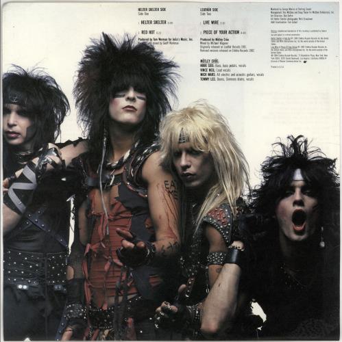 Motley Crue Helter Skelter + Poster/Insert - EX US 12
